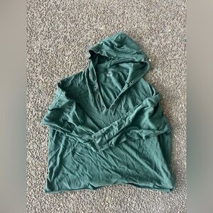 aerie green oversized hoodie size xl